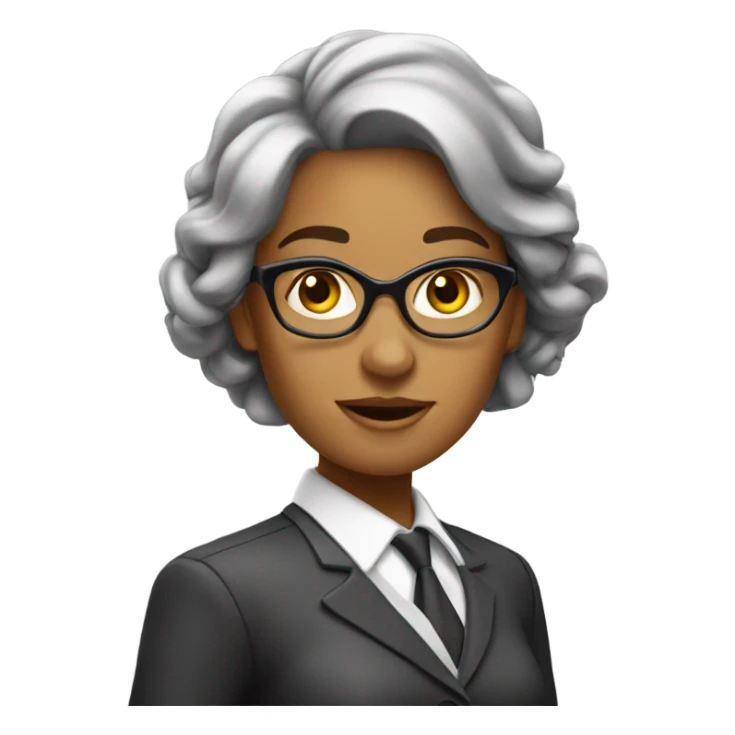 Zoomer young Banker Lady sticker