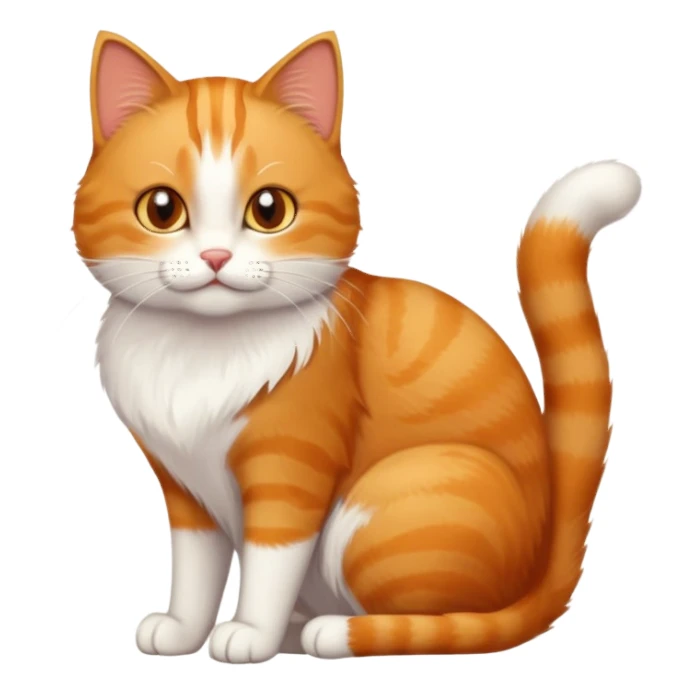 Cat bowing and saying “thank you” sticker