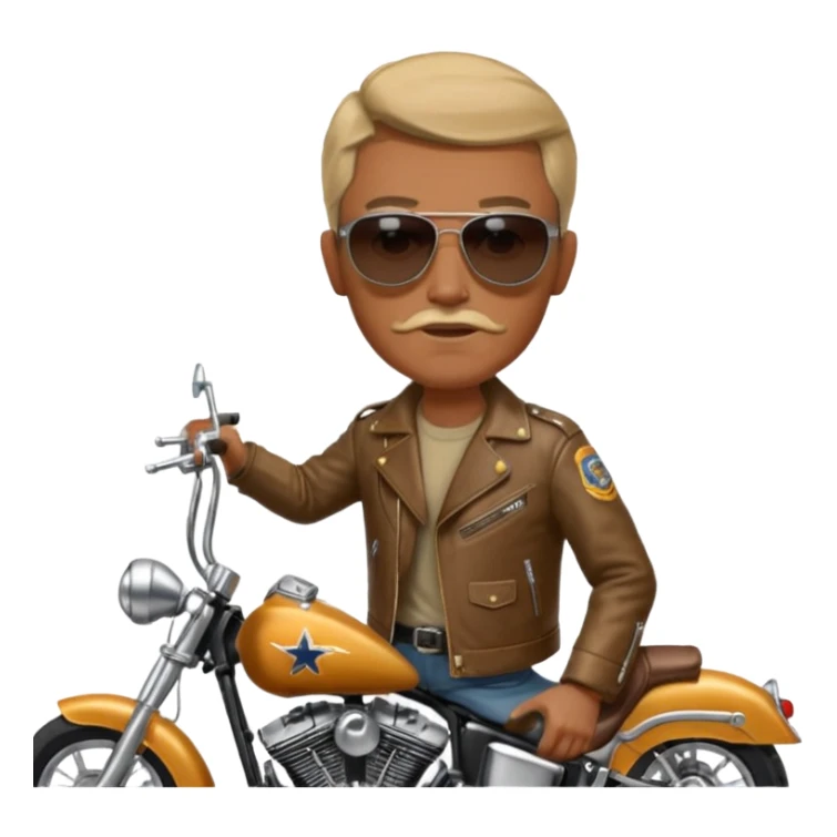 easy rider breaker morant on chopper motorcycle sticker