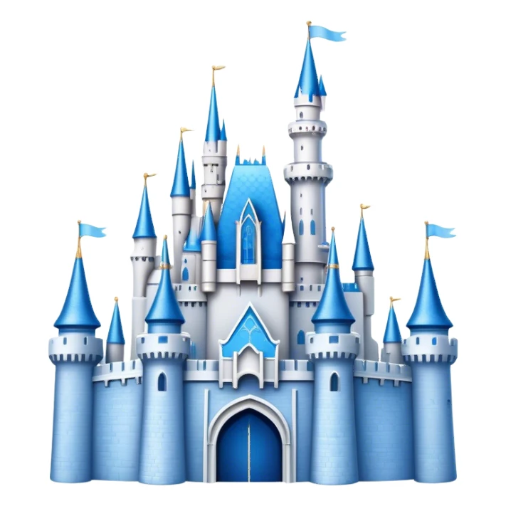 walt disney world castle sticker