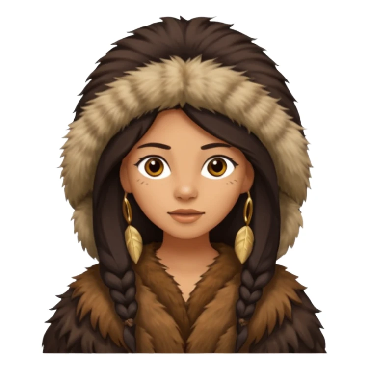 stone age woman sticker