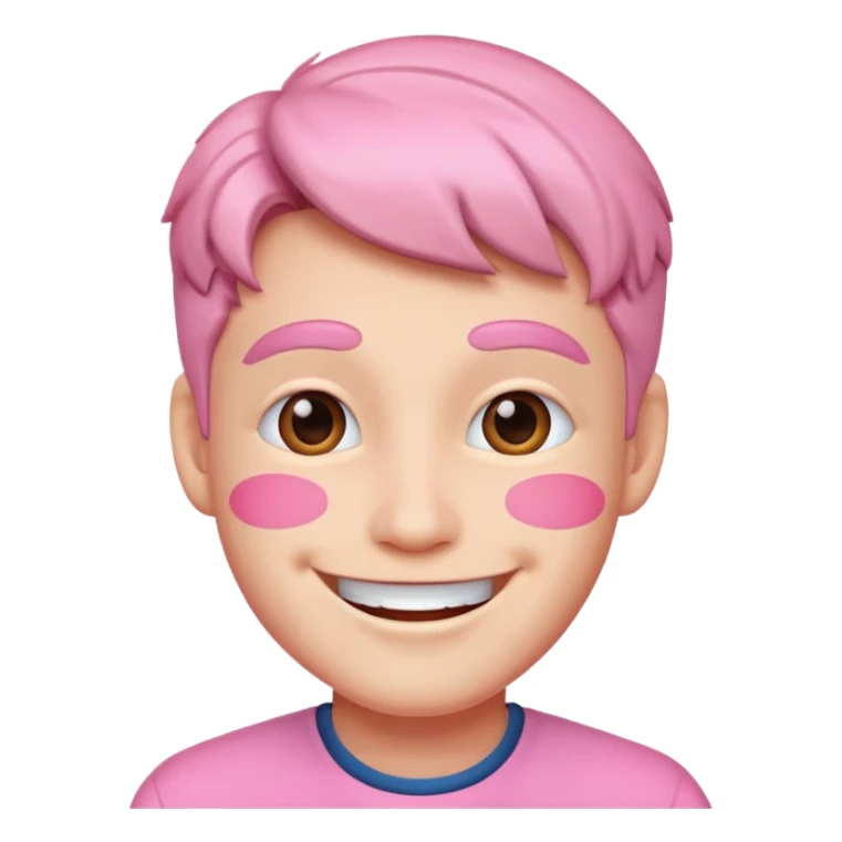 Barbie doll Ken Head pink  sticker