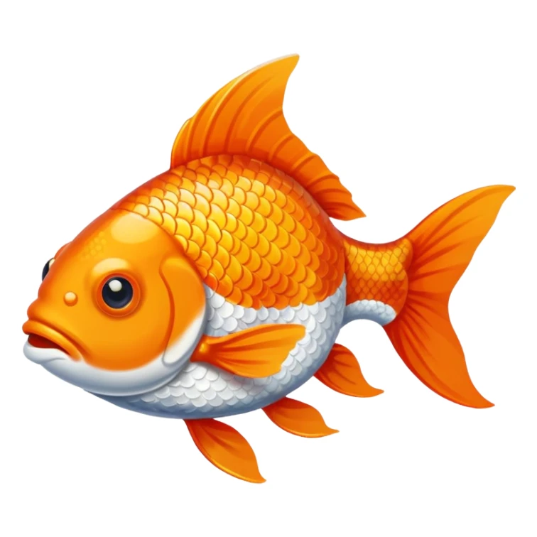 colorful goldfish sticker