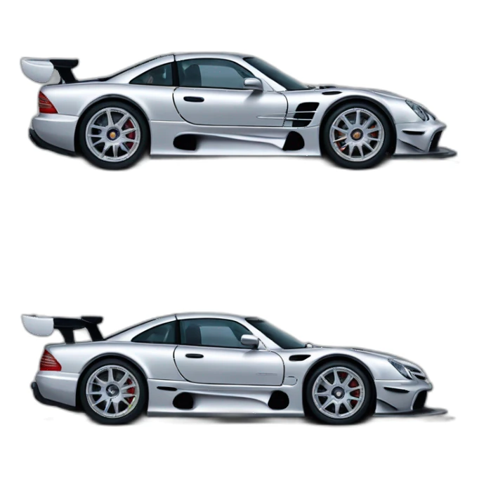 mercedes clk gtr longtail sticker