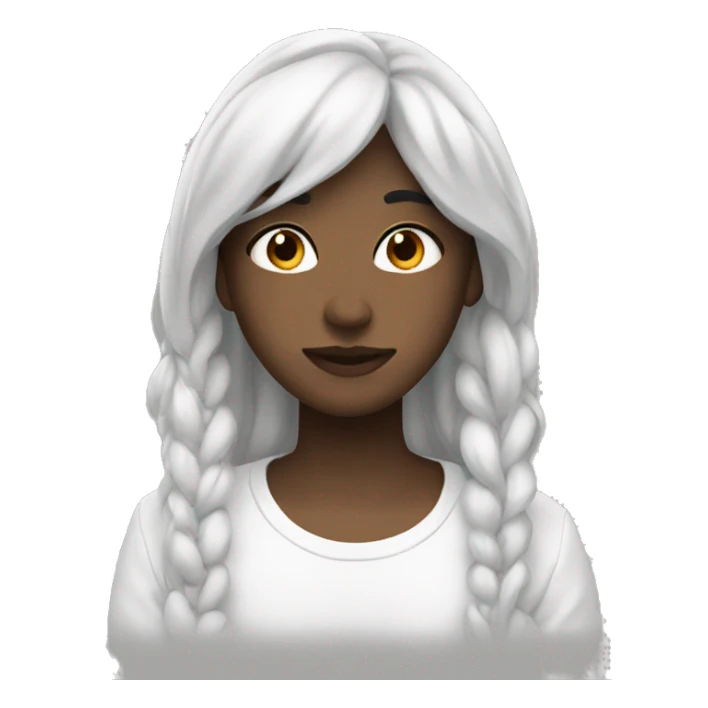 white color emoji aesthetic sticker