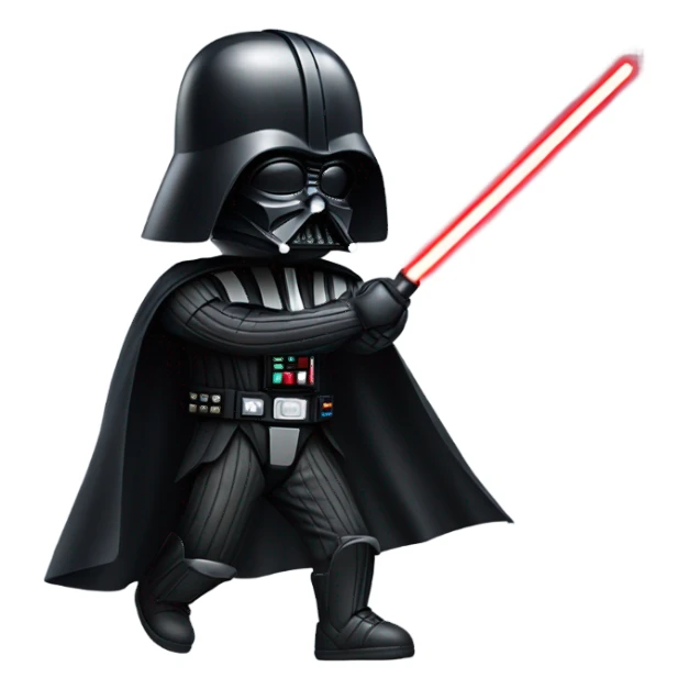 Darth Vader playing sports sticker