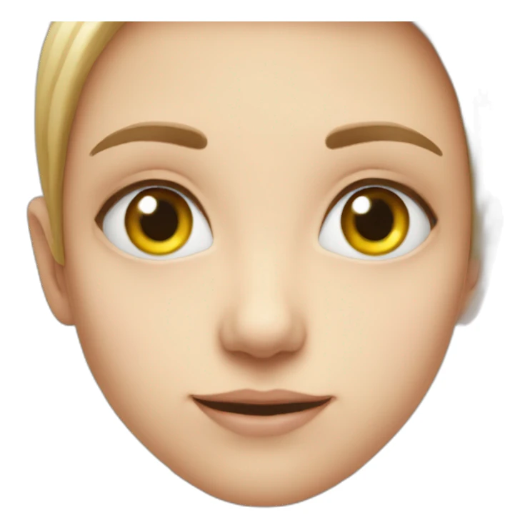 heterochromia smily face sticker