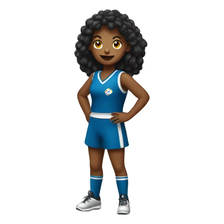 Valley ball girl sticker