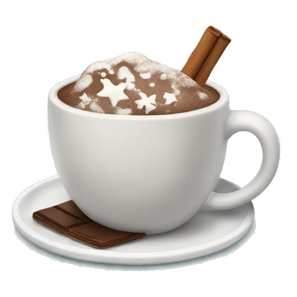 Winter cooki and hot chocolate  sticker