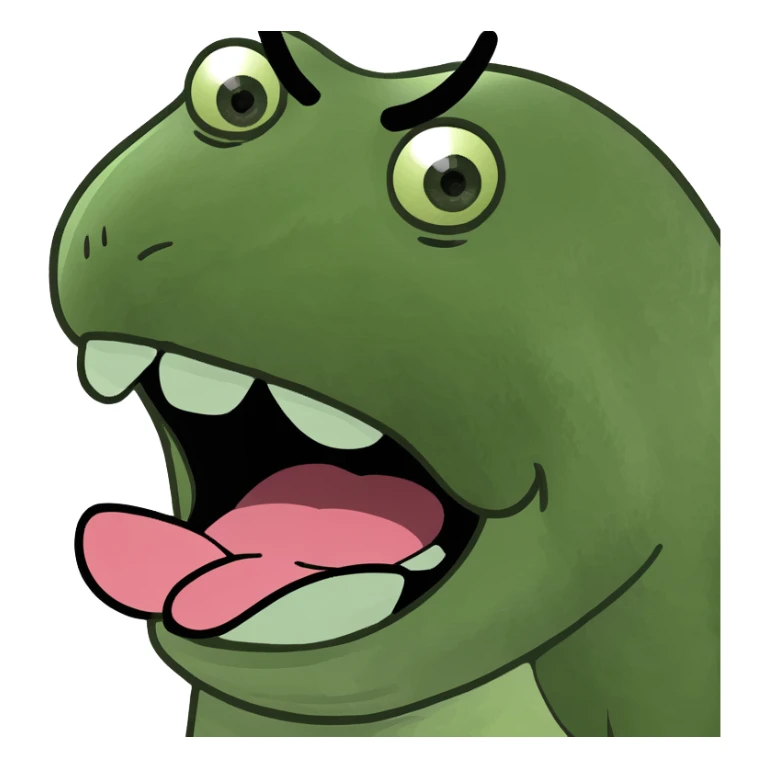 wink face with tongue out sticker