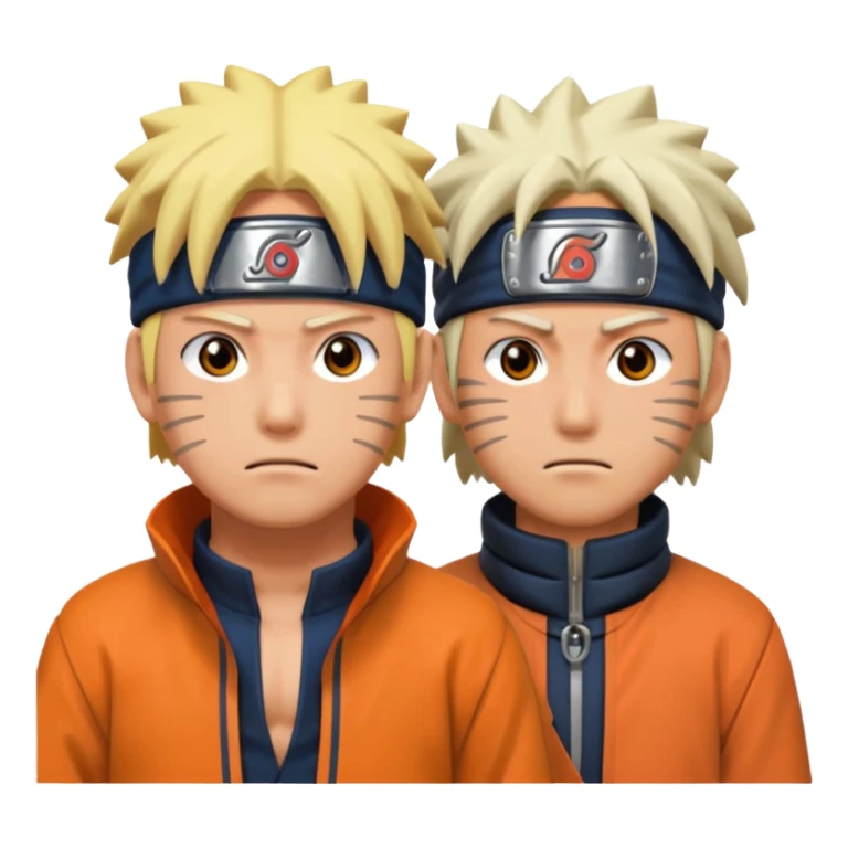 naruto and jiraiya anime sticker