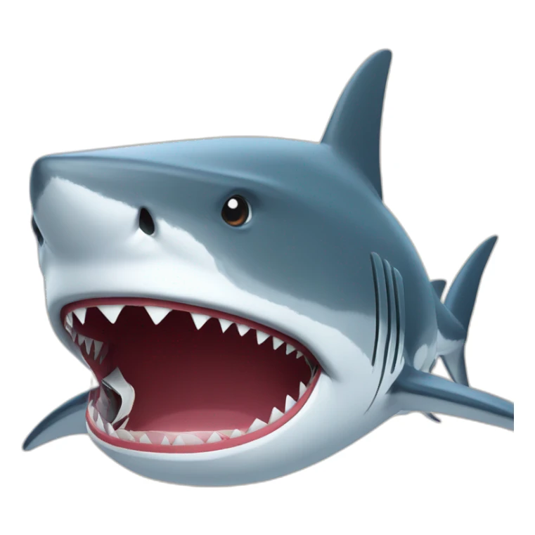 Shark with air jordan sticker