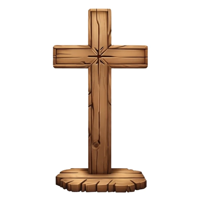 Cross sticker