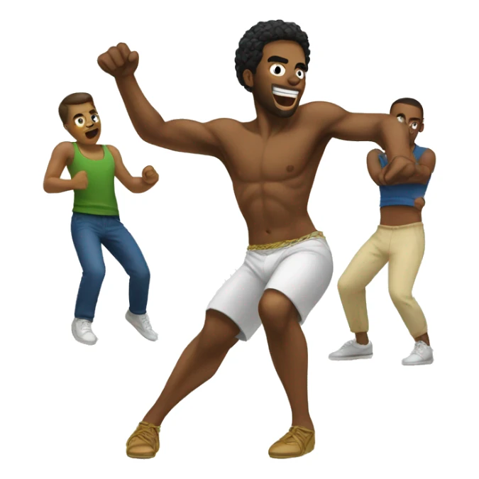 Dance battle in brazil sticker