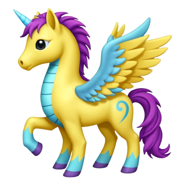 Brony-Fakémon-hybrid-creature (full body)  sticker