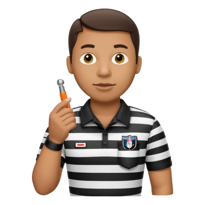 American football Referee sticker