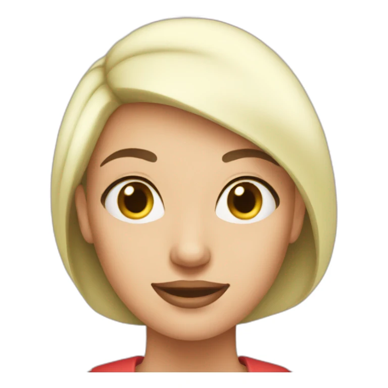 Mother Christmas but bald sticker