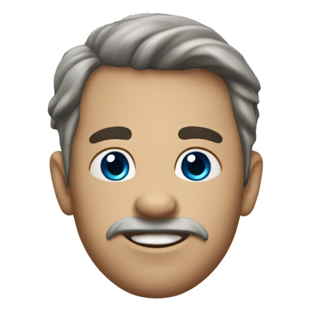 The bat is blue sticker