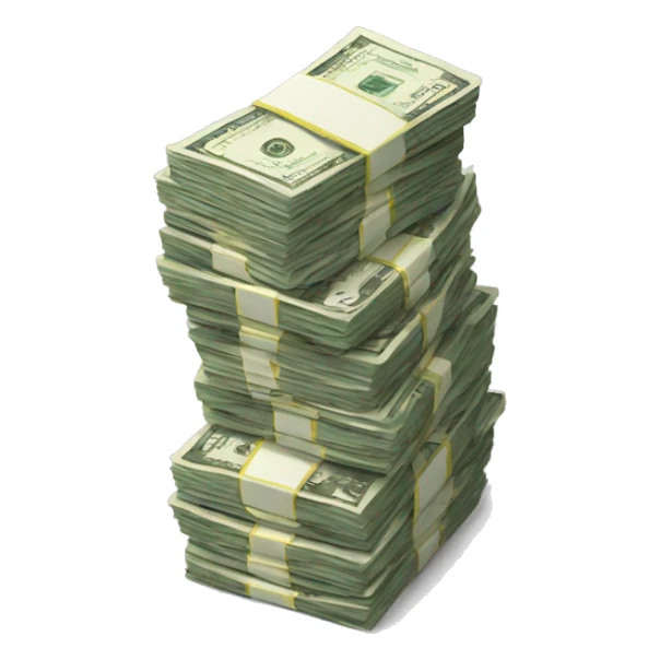money stack sticker