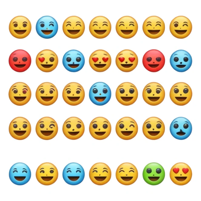 Mixe des emoji 🤷🏼7️⃣6️⃣ sticker