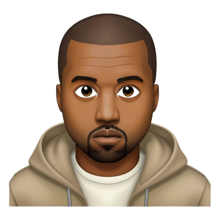 kanye west album cover sticker