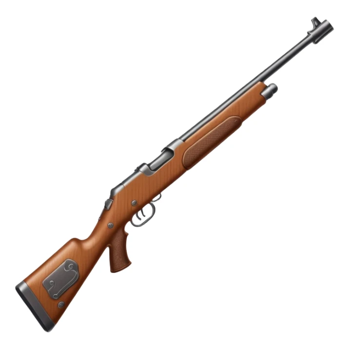 wood traditional rifle sticker