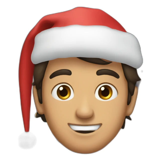 abel caballero with the christmas ligths sticker