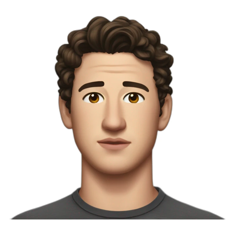 miles teller serious realistic sticker