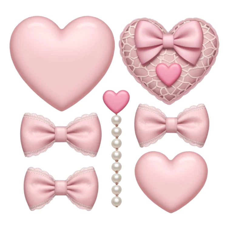 coquette aesthetic emojis sticker