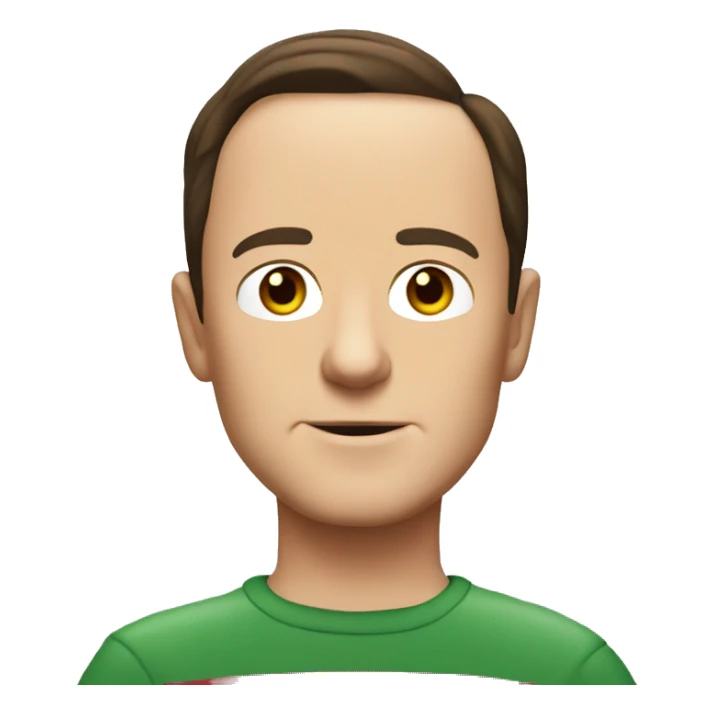 sheldon cooper from big bang theory  sticker