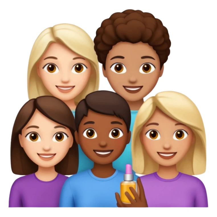 talking about cosmetics with my friends sticker