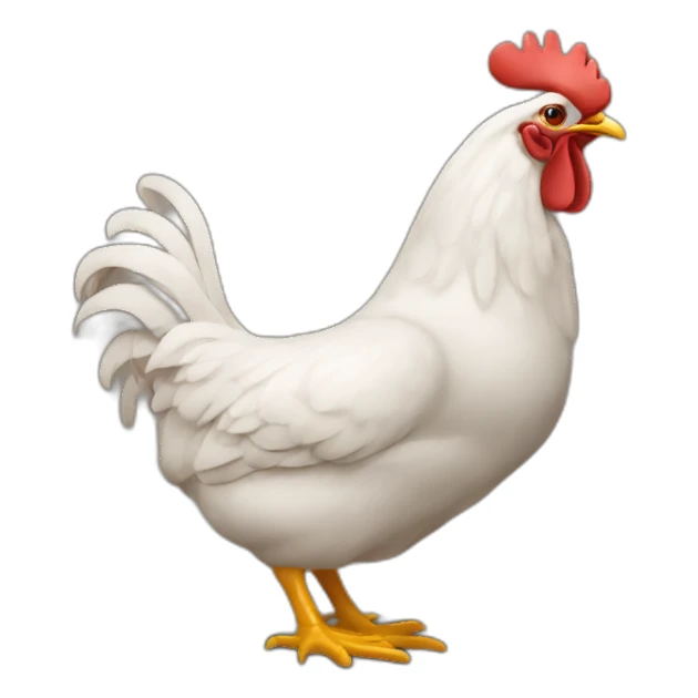 Un gars qui mange du poulet  sticker