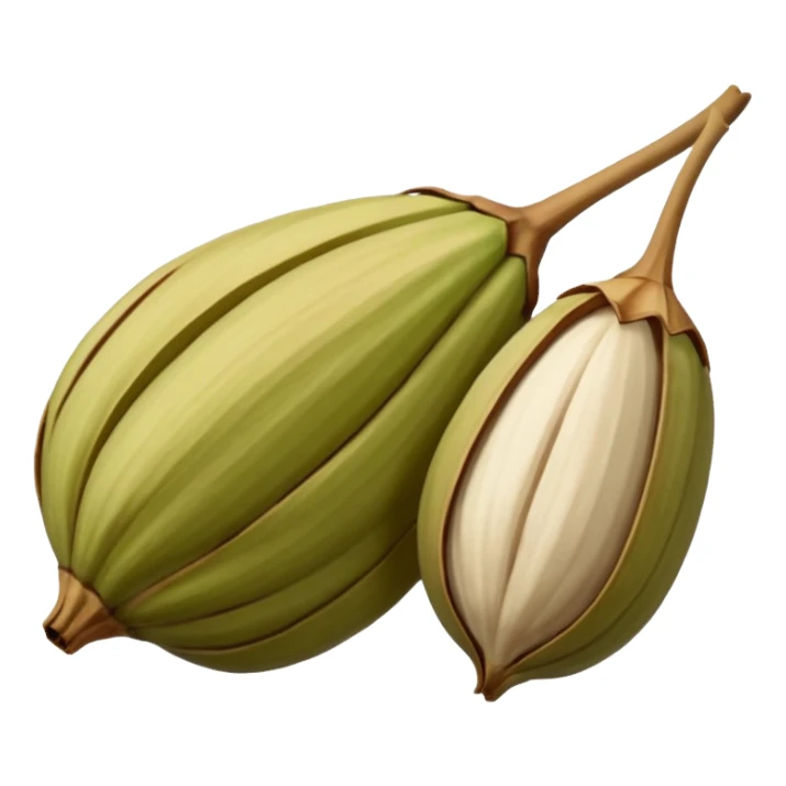 Cardamom original hyperrealistic  show no lines on it sticker