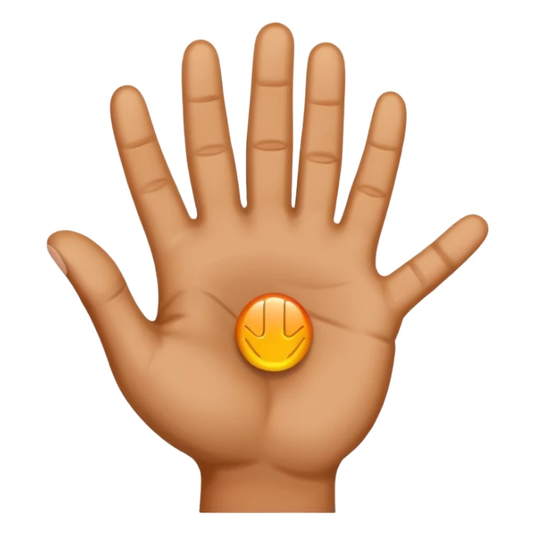 one hand emoji sticker