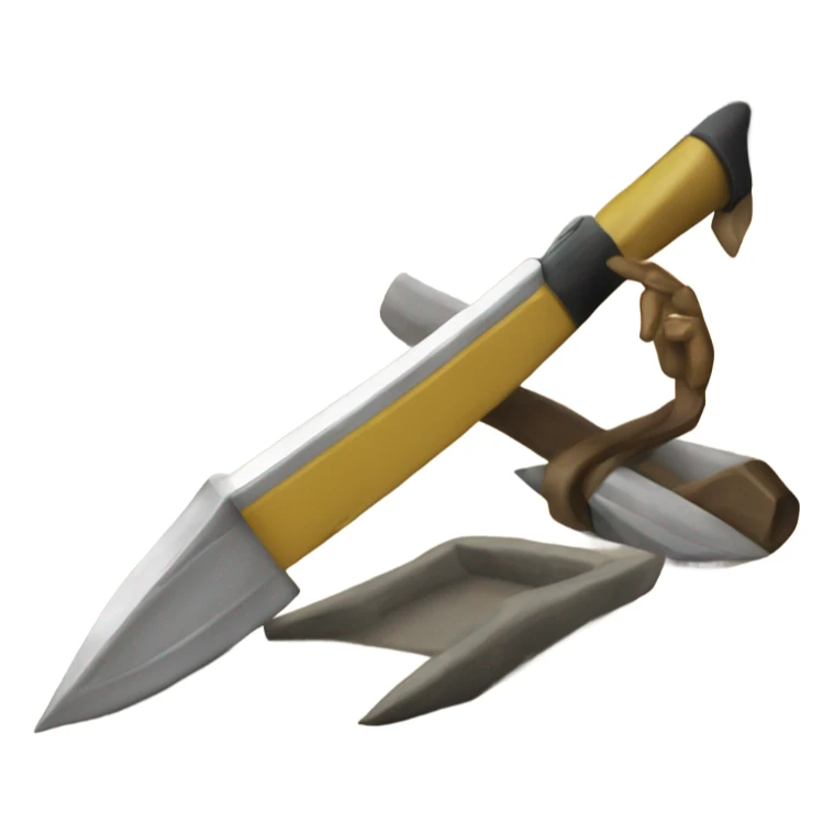 flecha amarilla apuntando hacia abajo sticker