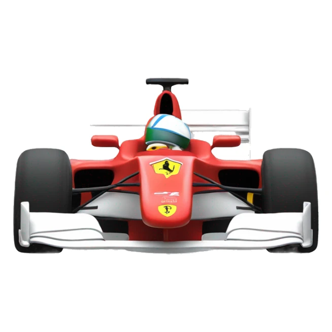 Ferrari F1 car  sticker