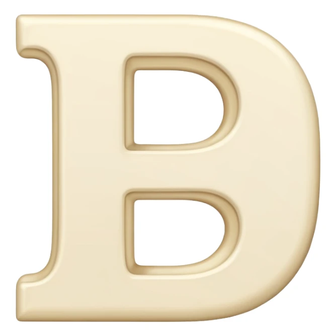 Letter color Creamy sticker