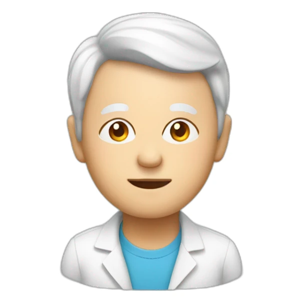 elderly with healthy brain and heart sticker