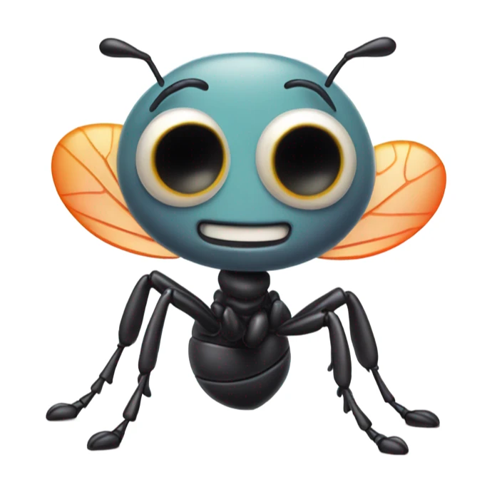 cute cartoon kawai Ant sticker