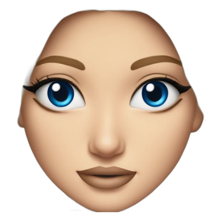 gigi hadid, blue eyes sticker