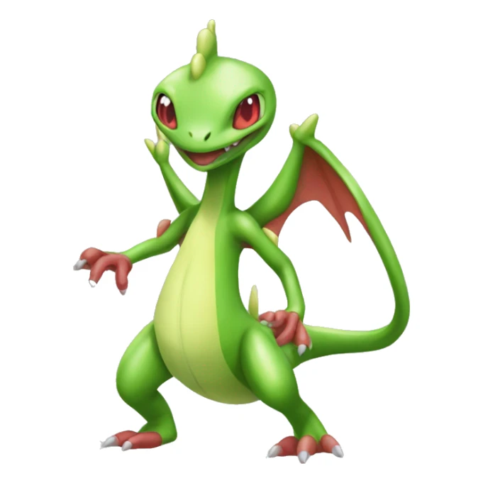 Full body shiny Flygon-grovyle sticker