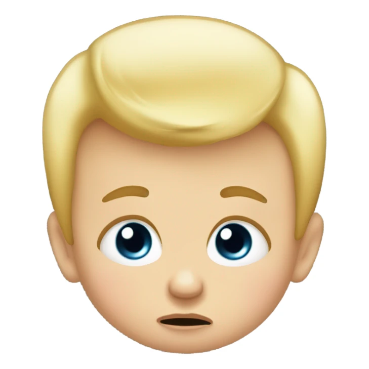 Baby Donald trump crying sticker