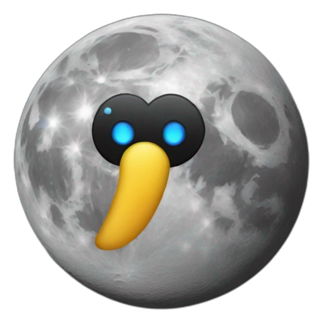 linux-on-the-moon sticker