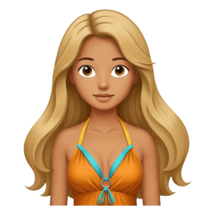 Retro 70s Girl sticker