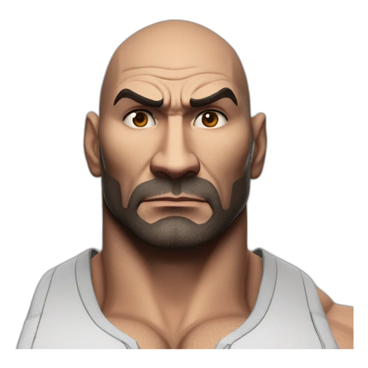 actor dave bautista serious half body sticker