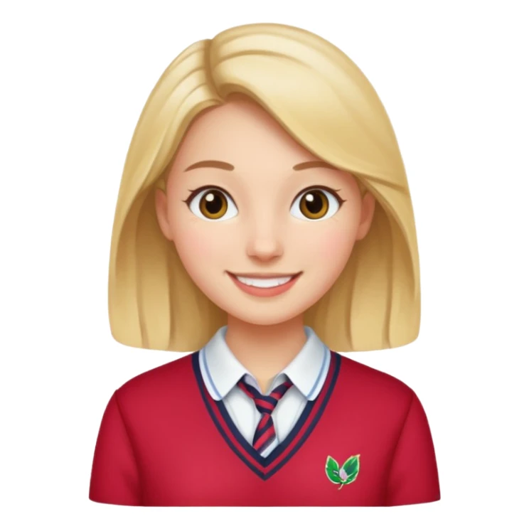 a girl with preppy stuf sticker