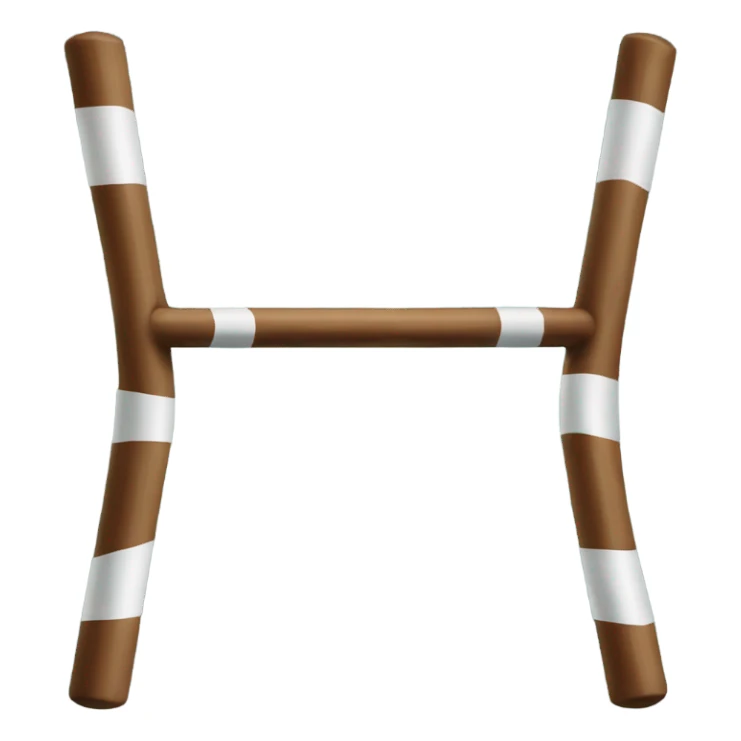 Football cross bar sticker