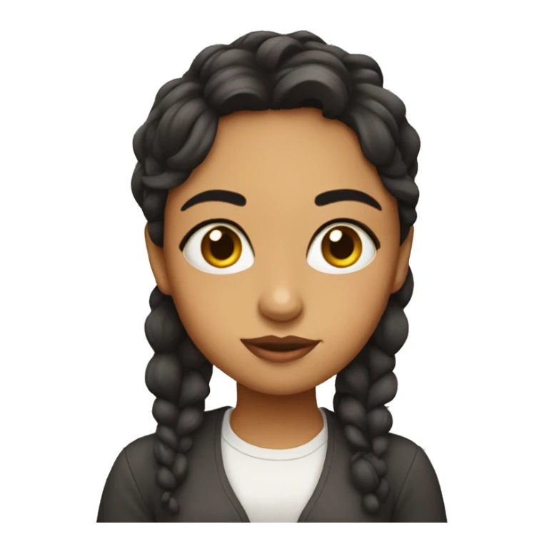 Big eyed Latina  sticker