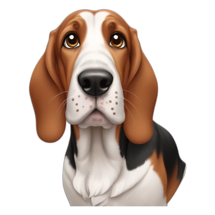 Bassethound and dachsund dogs sticker