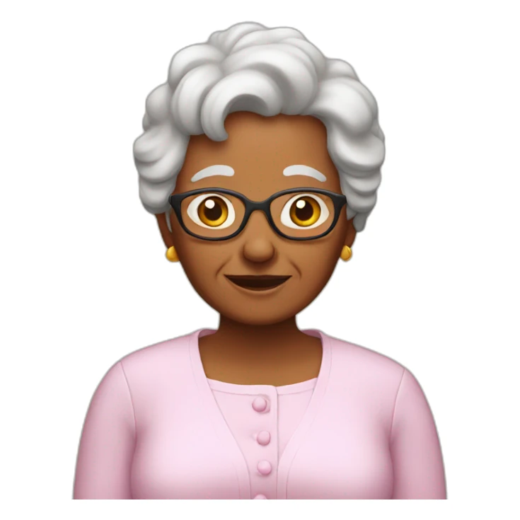 Grandma out of cake sticker